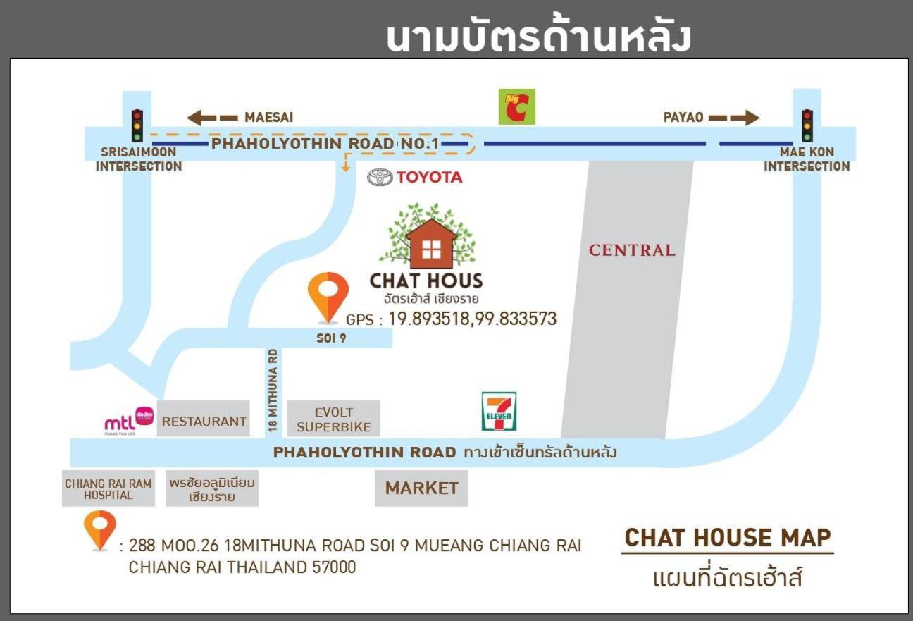 Chat House Soi 18 Mithuna Chiangrai Chiang Rai Extérieur photo
